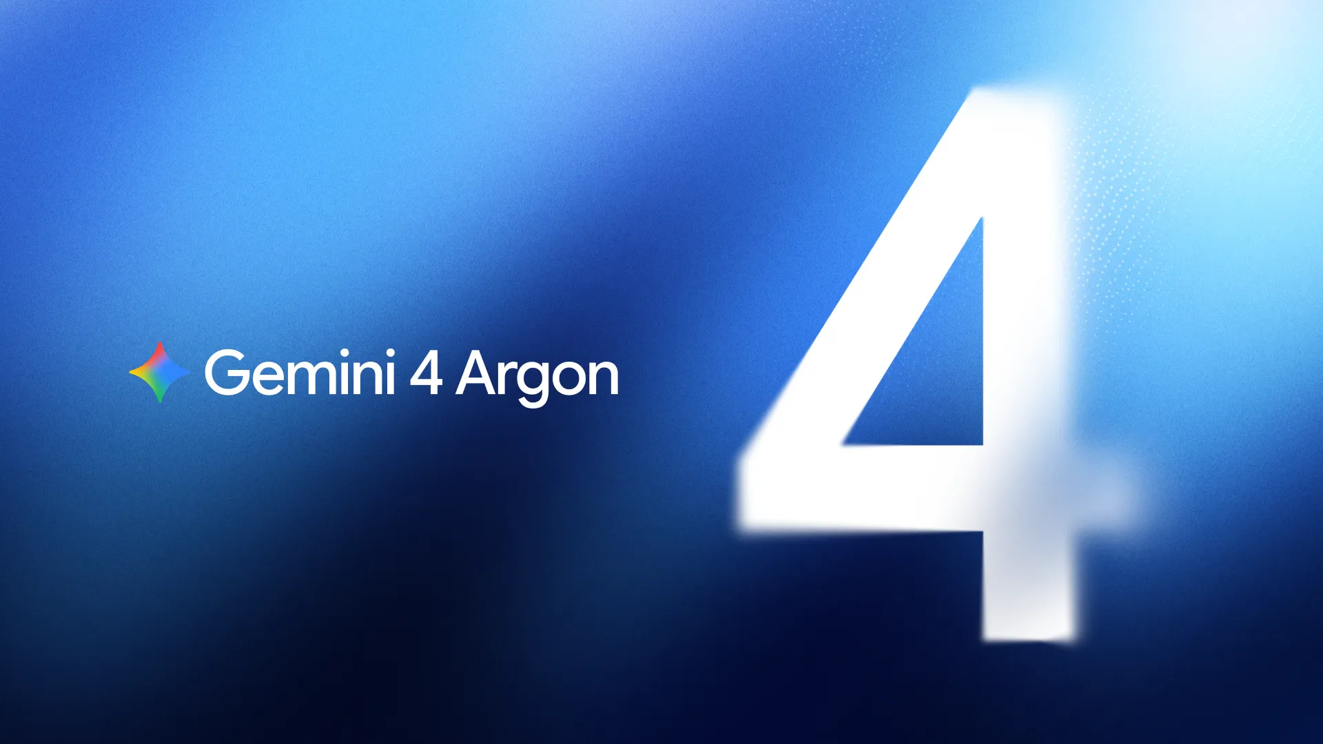 Google 官方 Gemini 4 Argon 主视觉
